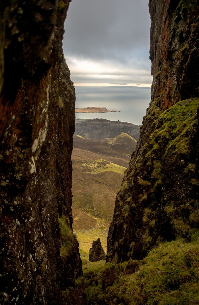 Amongst the landforms near the Quirang