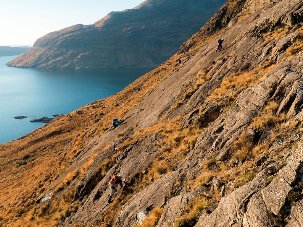 Gabro slabs on Sgurr na Stri
