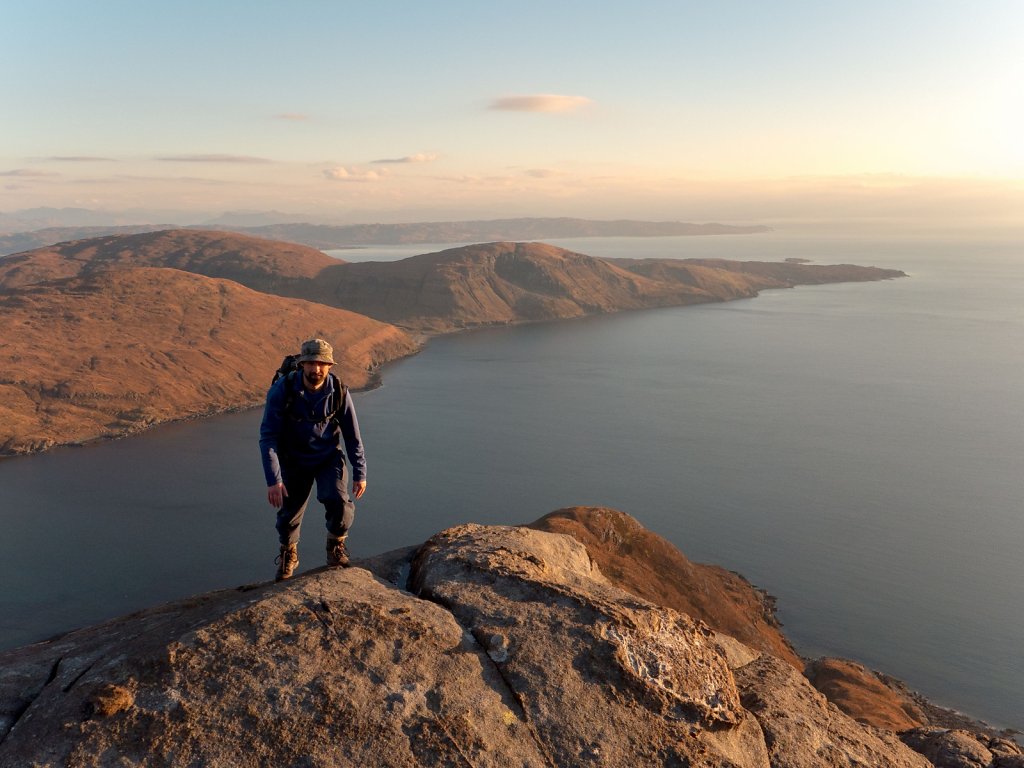 Strathaird and our start point at Elgol on the tip of the peninsula
