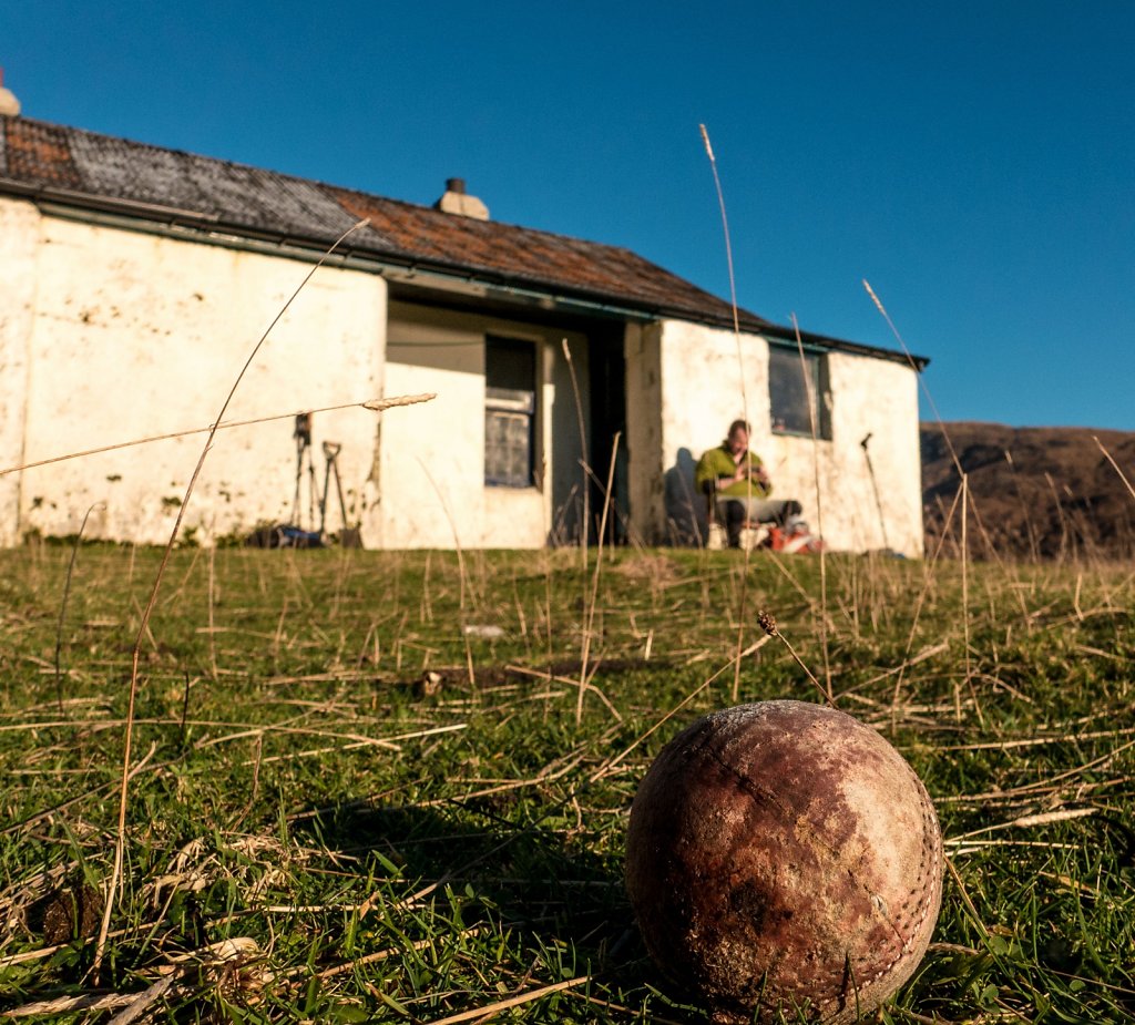 An old hurly ball