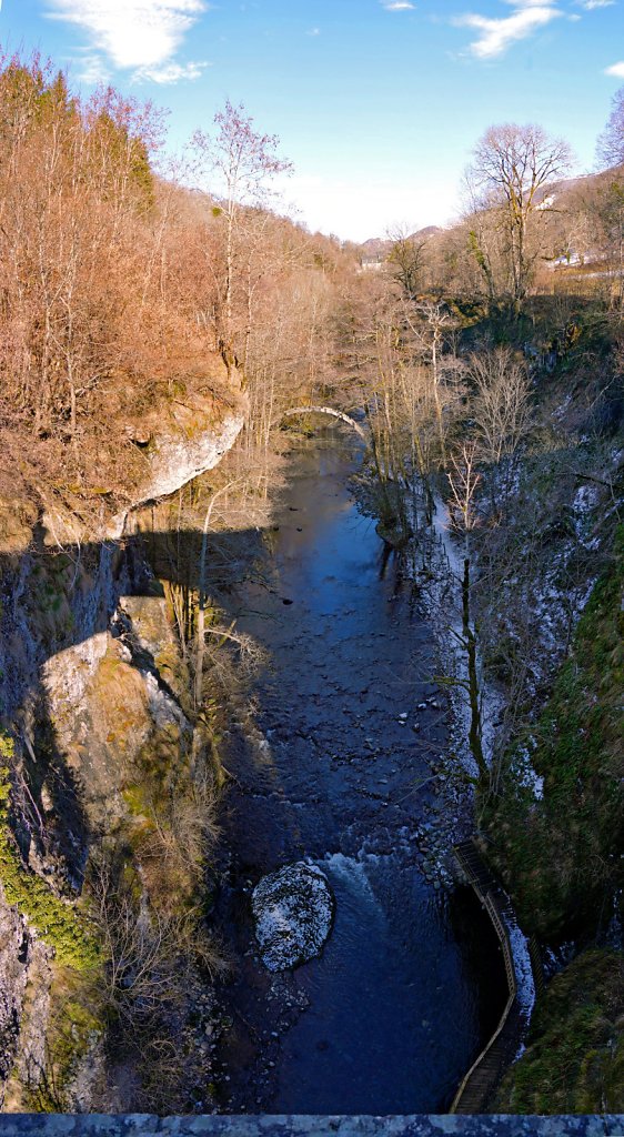 The gorge at Saint Cirgues de Jordanne.